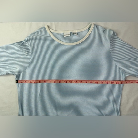 Cherokee Crew Neck Striped Long Sleeve Top Striped Size XL - Picture 5 of 6